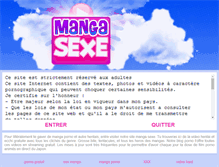 Tablet Screenshot of manga-sexe.biz